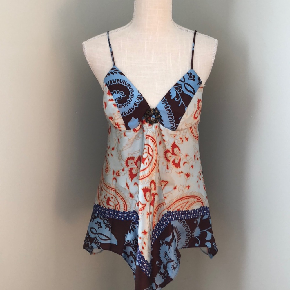 Single silk tank